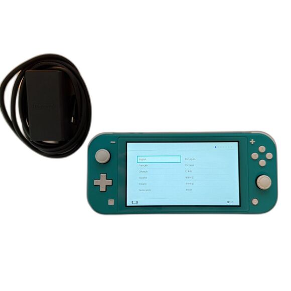 Nintendo Switch Lite Turquoise Handheld Gaming System and Charger - Picture 6 of 6